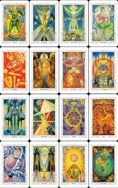 Tarot de Thoth Cartas imagenes